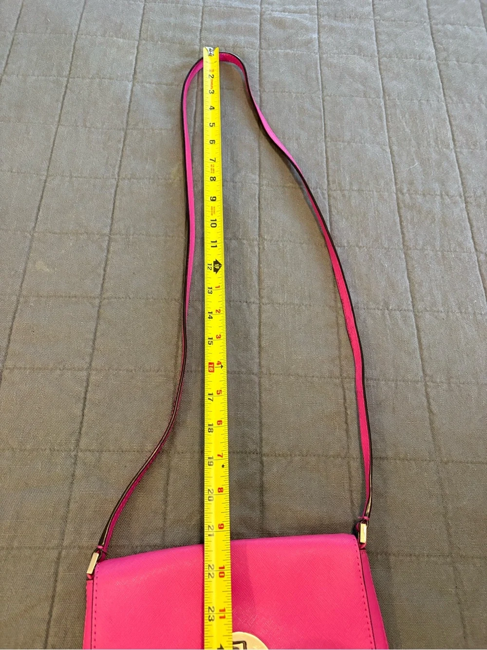 Kate Spade Newbury Lane Sally Turn Lock  leather Crossbody Bag